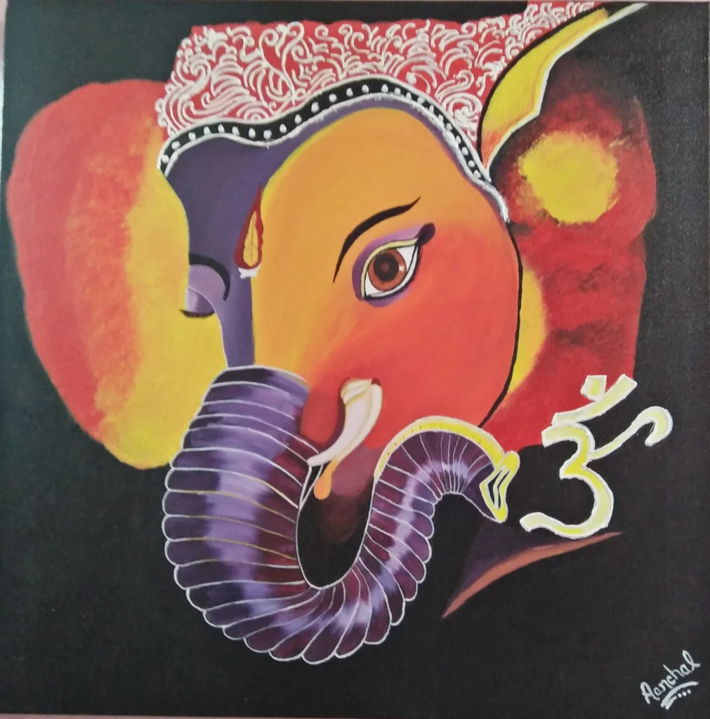 acrylic painting by Aanchal Gautam